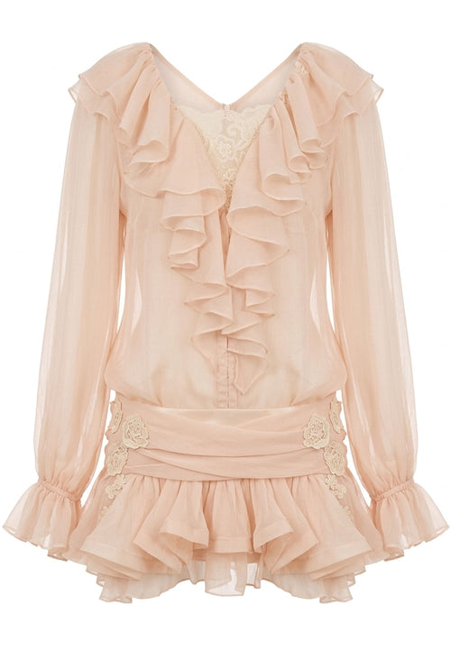 Beige Sfilato dress - view 1