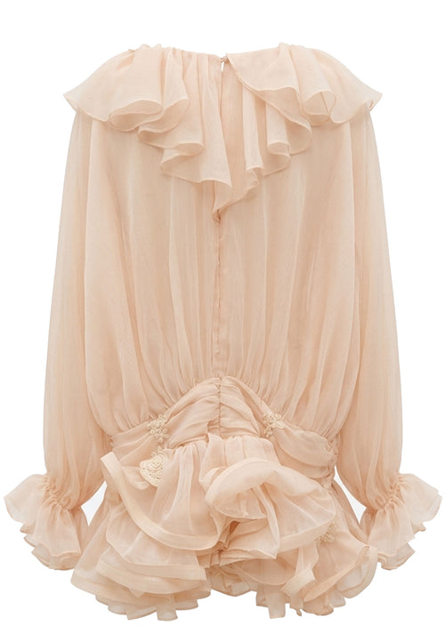Beige Sfilato dress - view 2