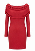 Burgundy Sfilato dress - view 1
