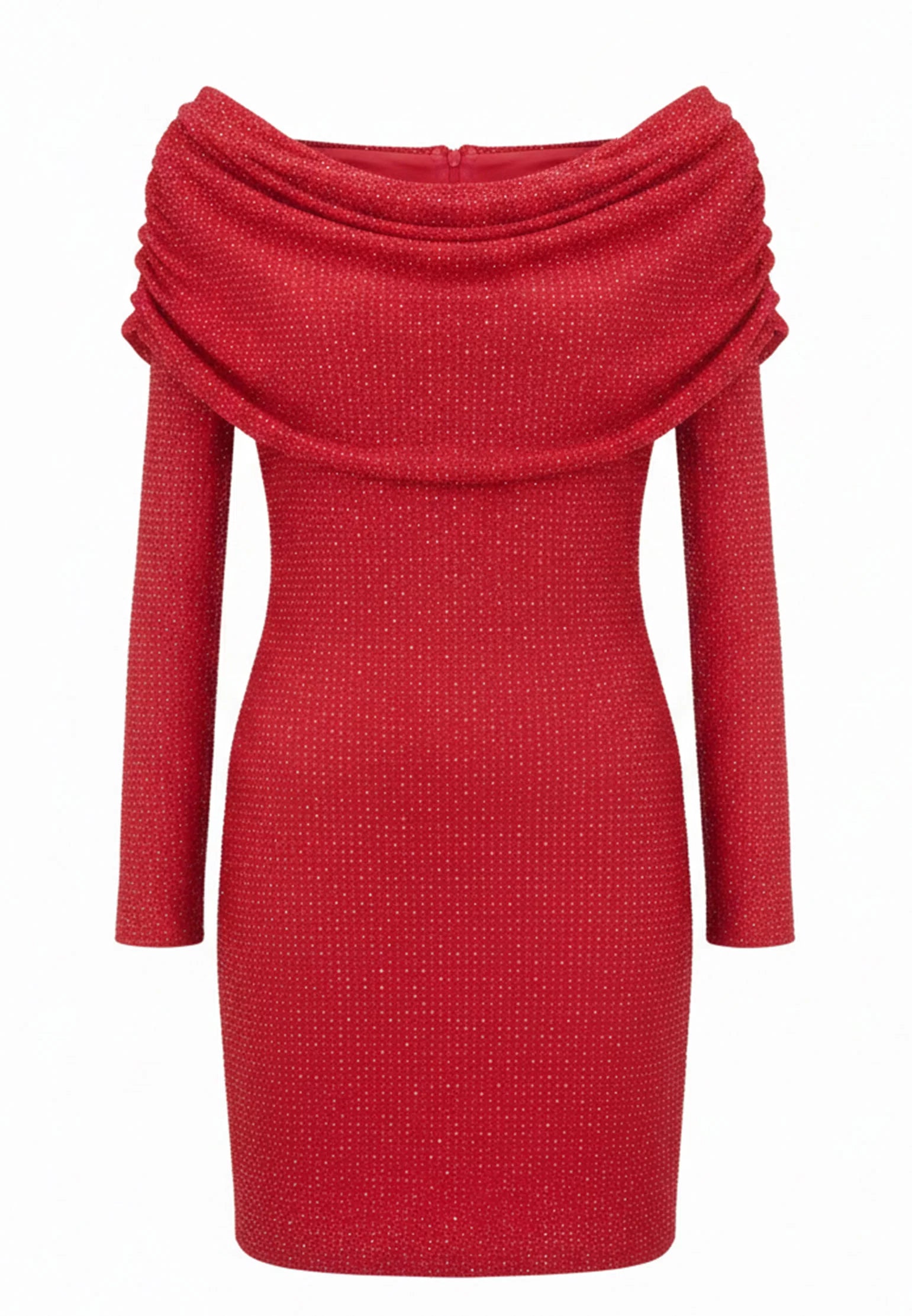 Burgundy Sfilato dress - view 1