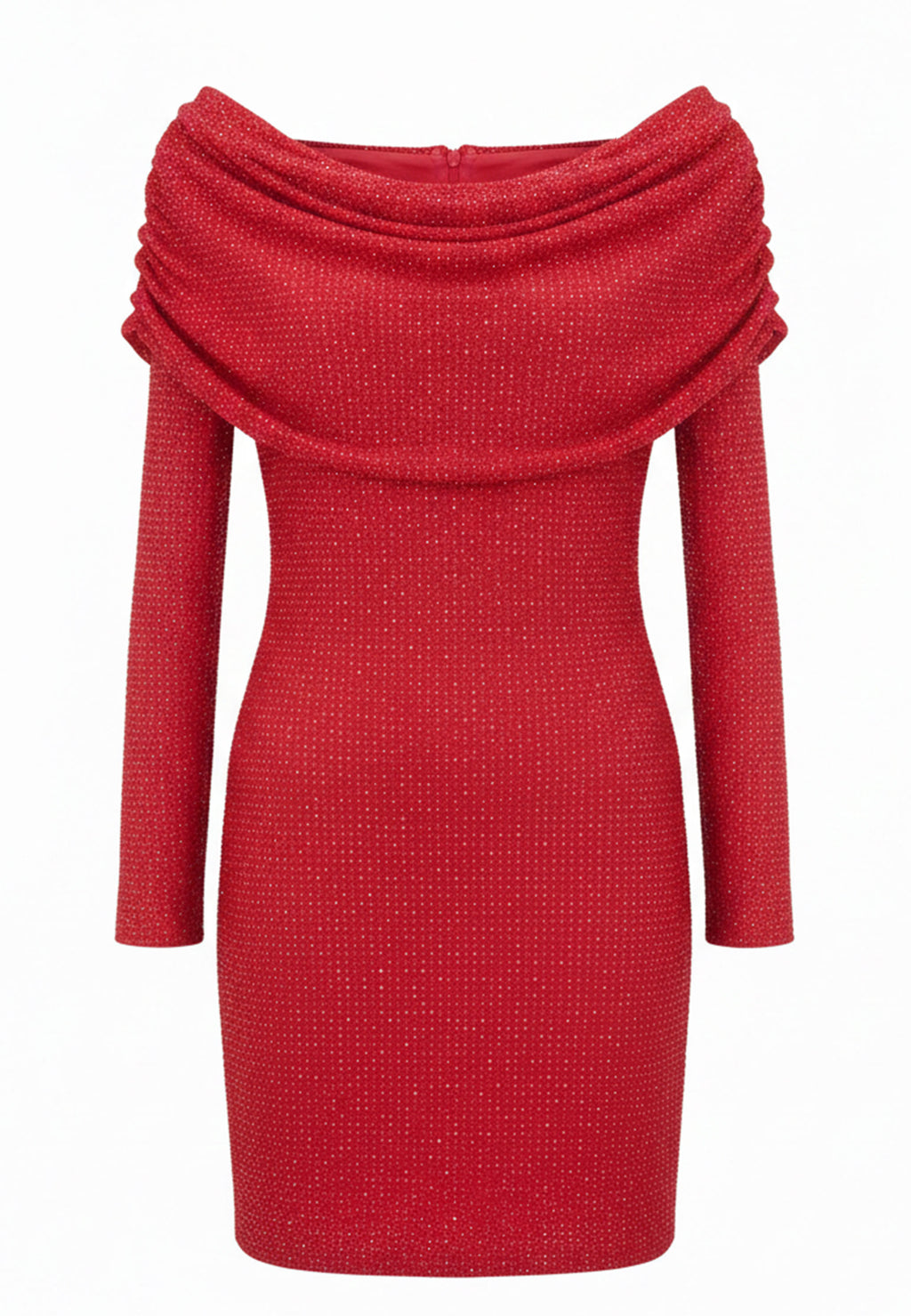 Burgundy Sfilato dress - view 1