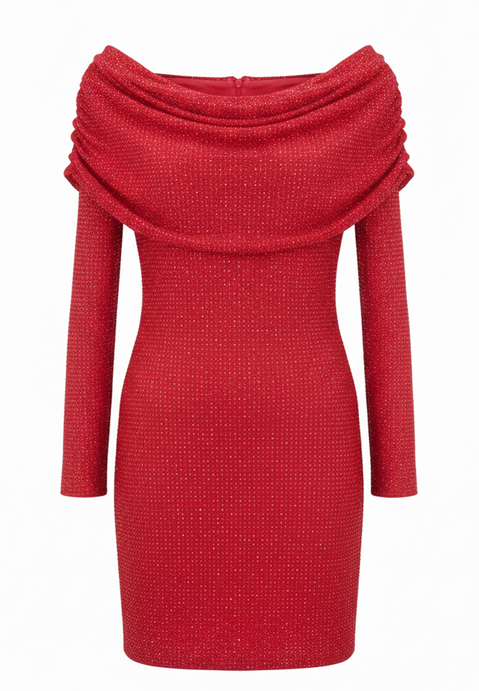 Burgundy Sfilato dress - view 1