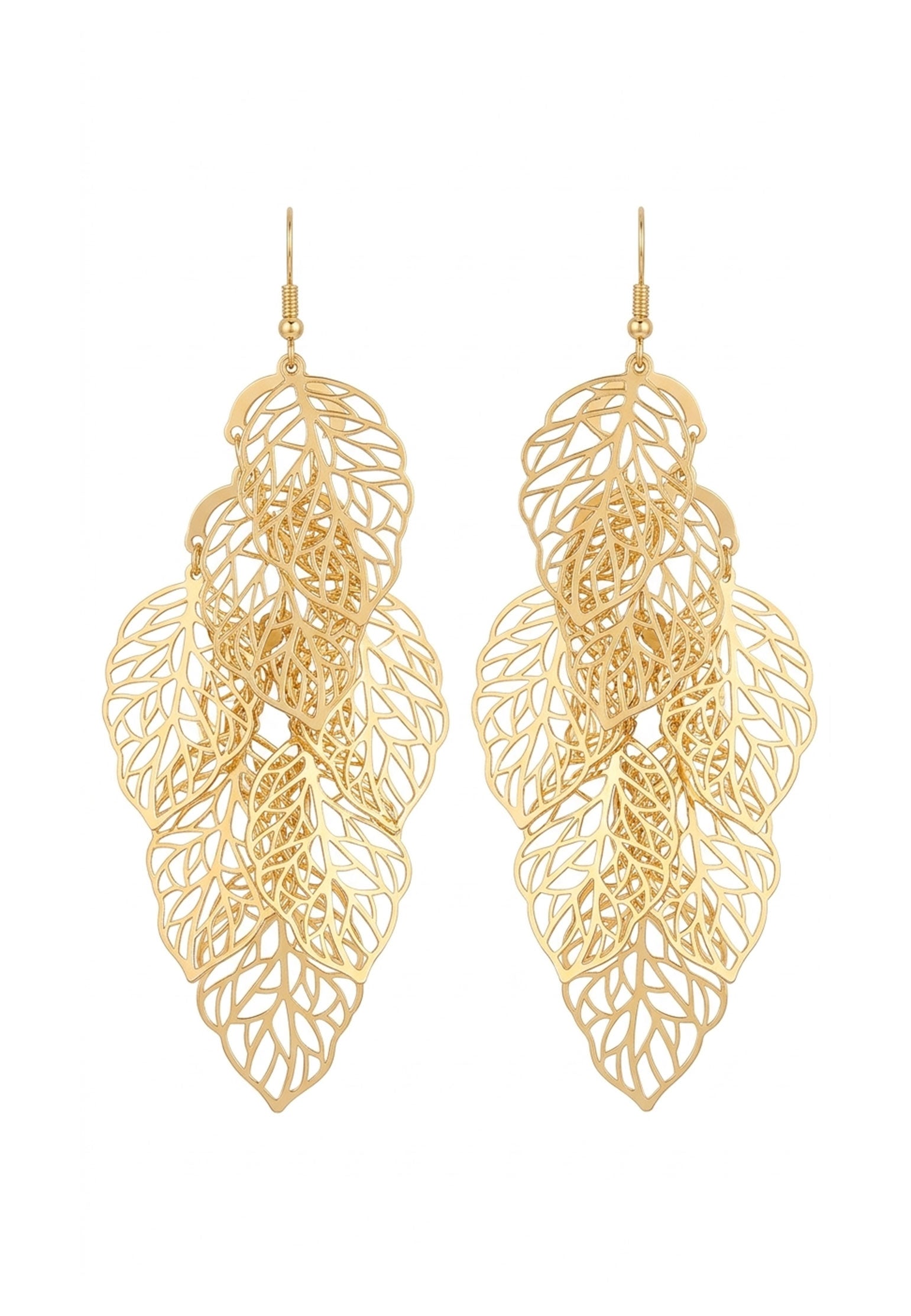 Gold Sfilato earrings - view 1