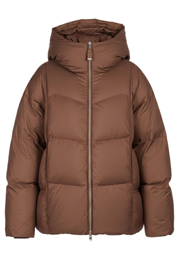 Brown Sfilato puffer jacket - view 1