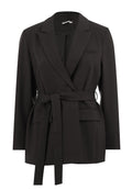 Black Belted Tailored Blazer - view 1