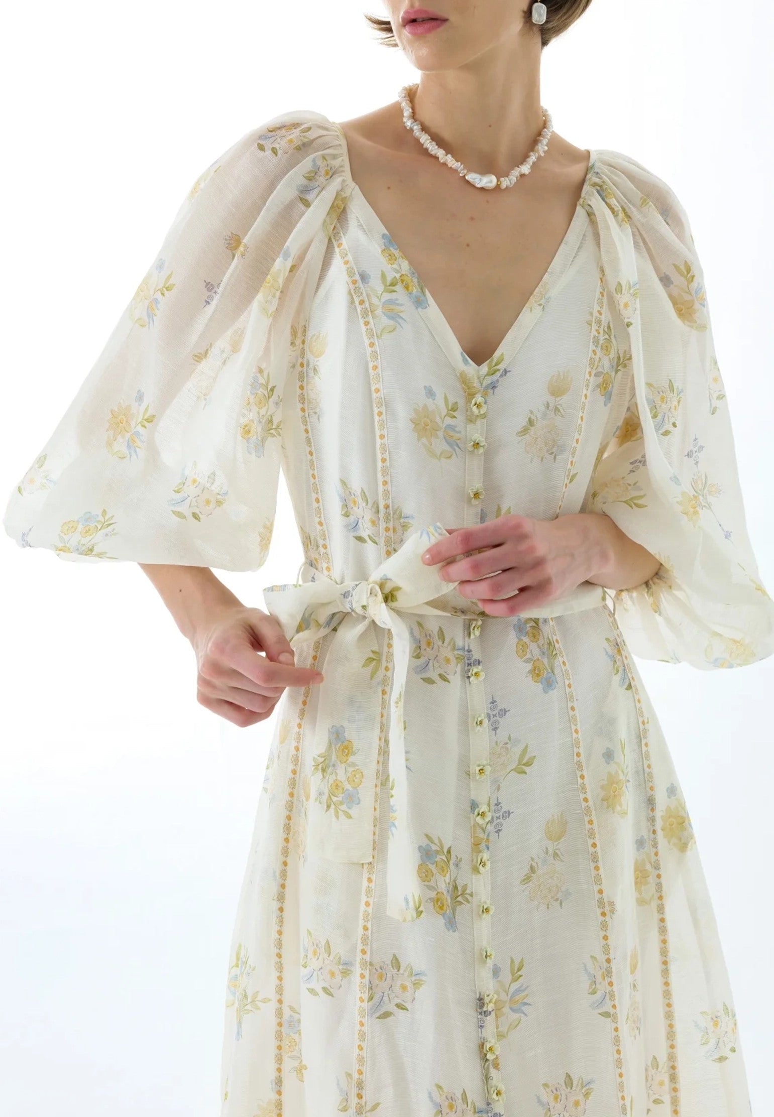 Gray Sfilato dress - view 3