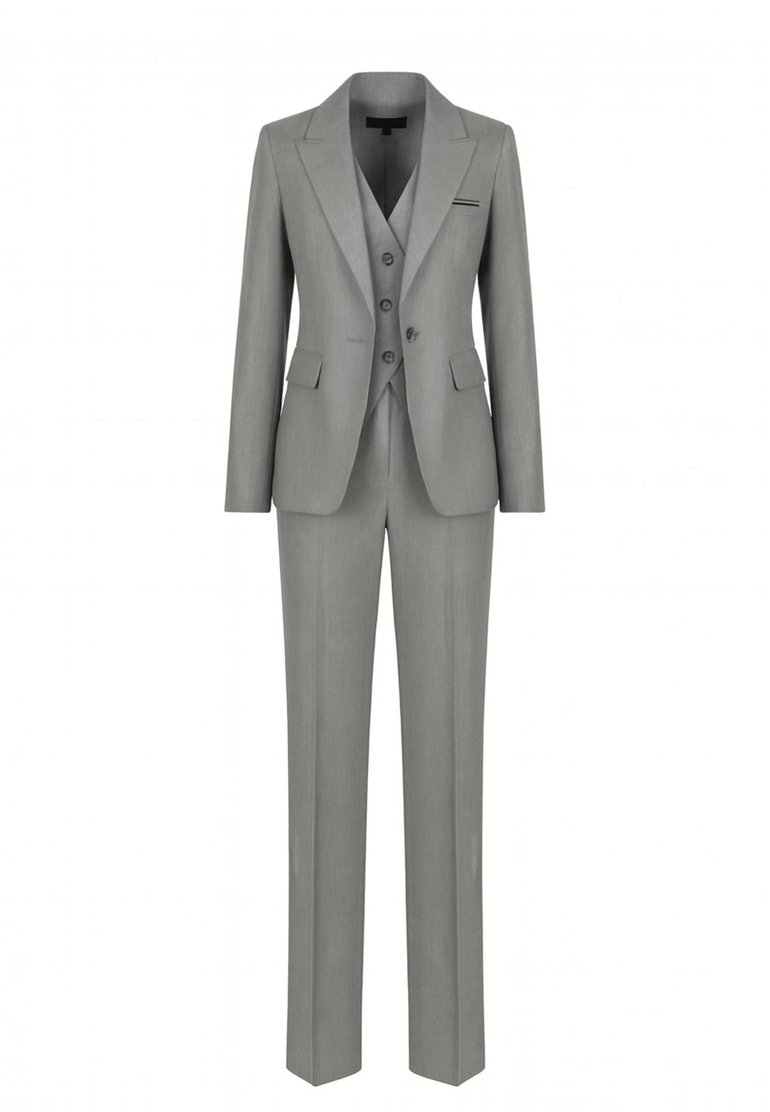 Gray Sfilato three piece suit