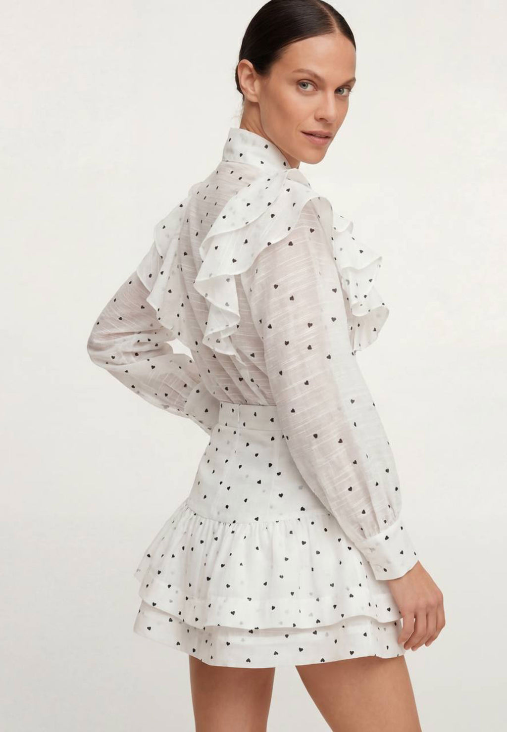 White Sfilato suit - view 2