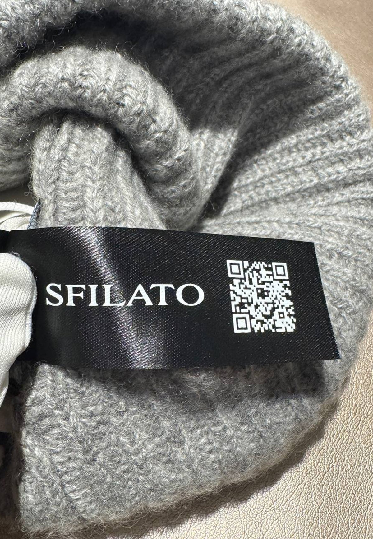 Sfilato Шапка с двойным отворотом Sanfront — Бежевый