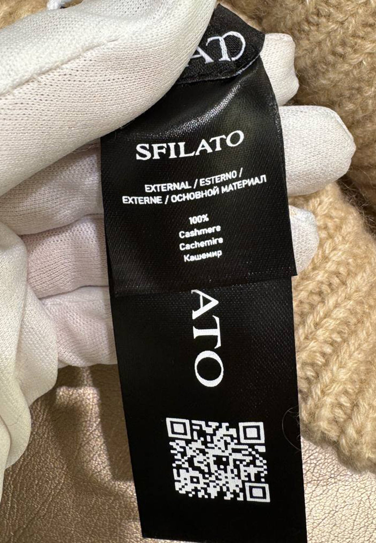Sfilato Шапка Sampeyre — Бежевый