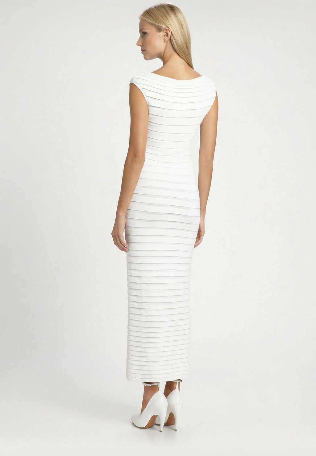 Brown and Gray Sfilato dress - view 4