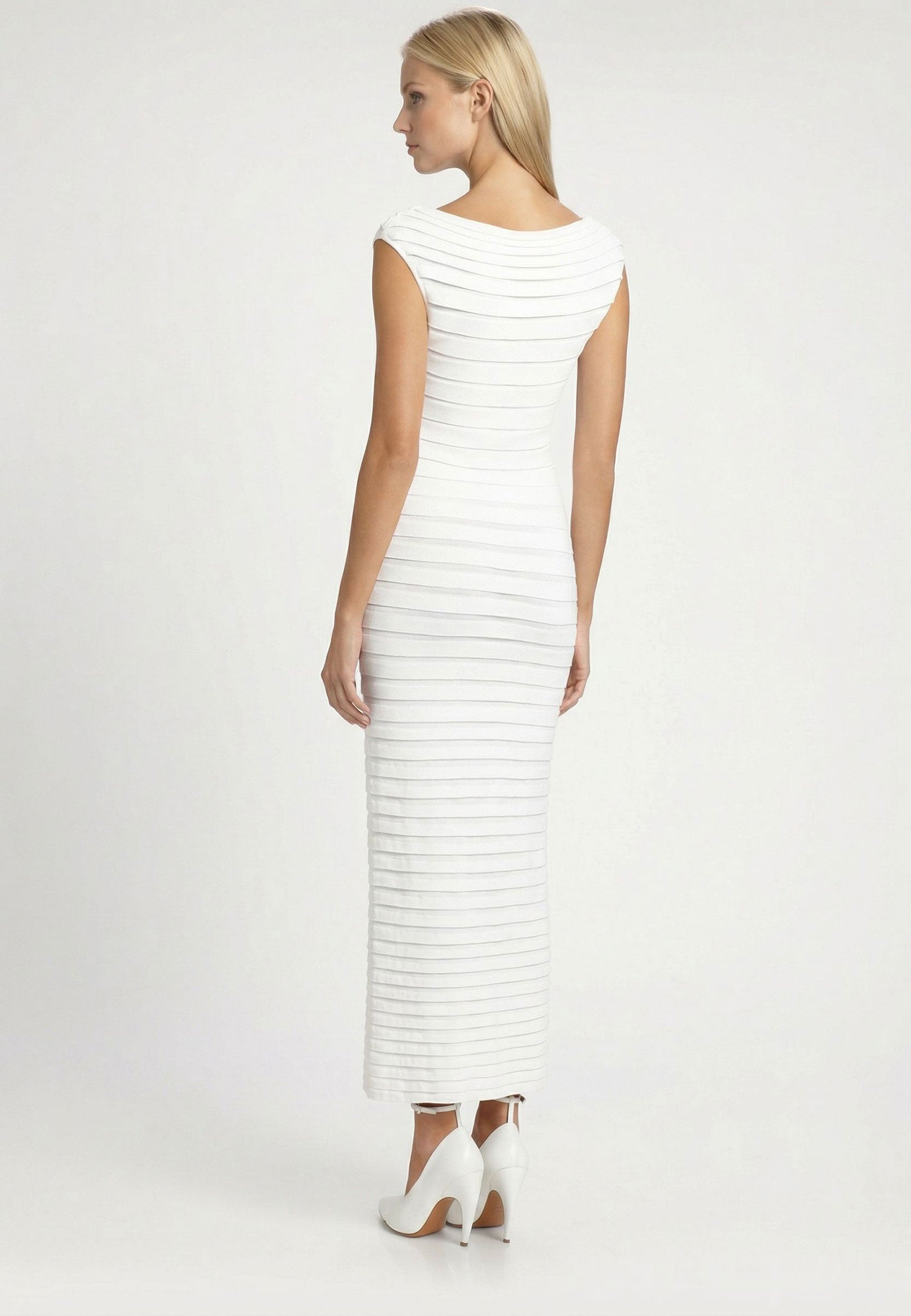 Brown and Gray Sfilato dress - view 4