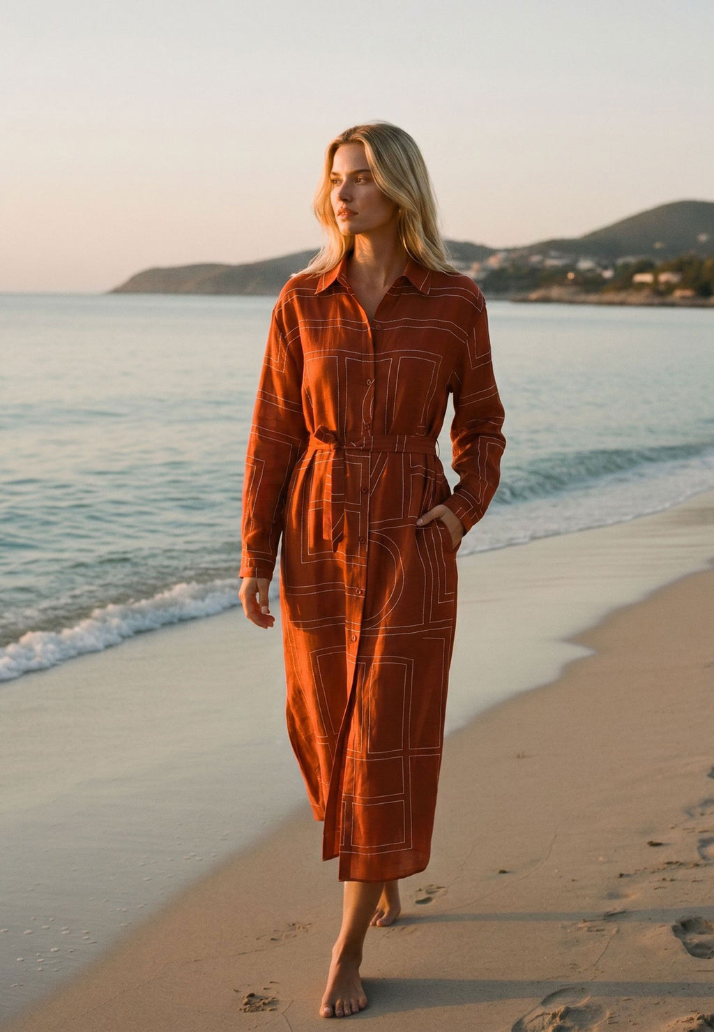 Brown Sfilato dress - view 2