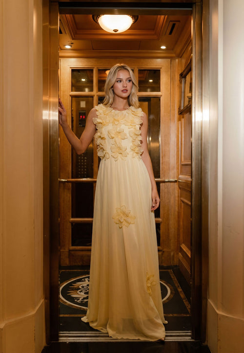 Beige Sfilato dress - view 2