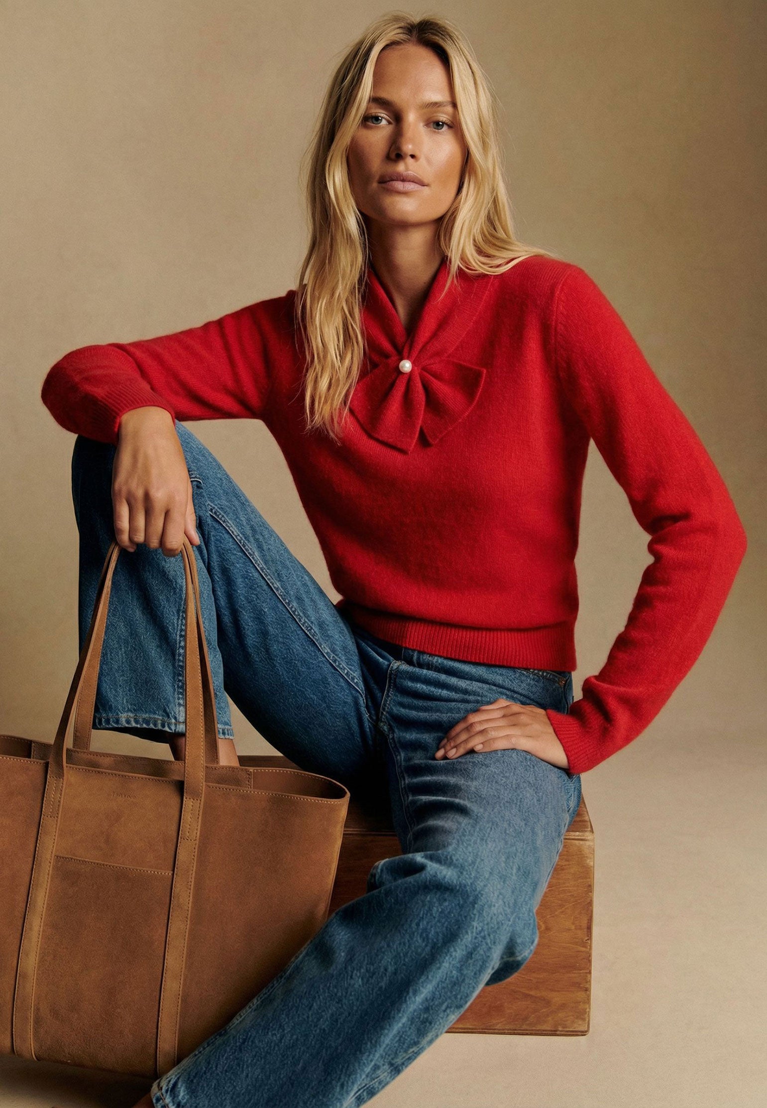 Burgundy Sfilato sweater - view 2