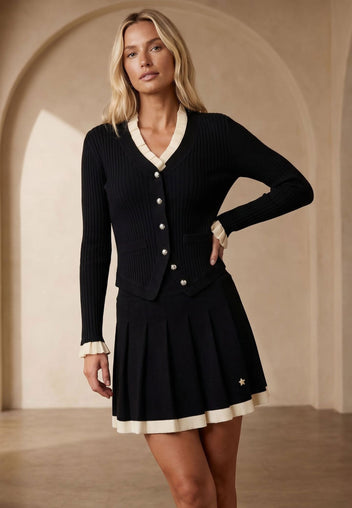 Maniago Cardigan — Black