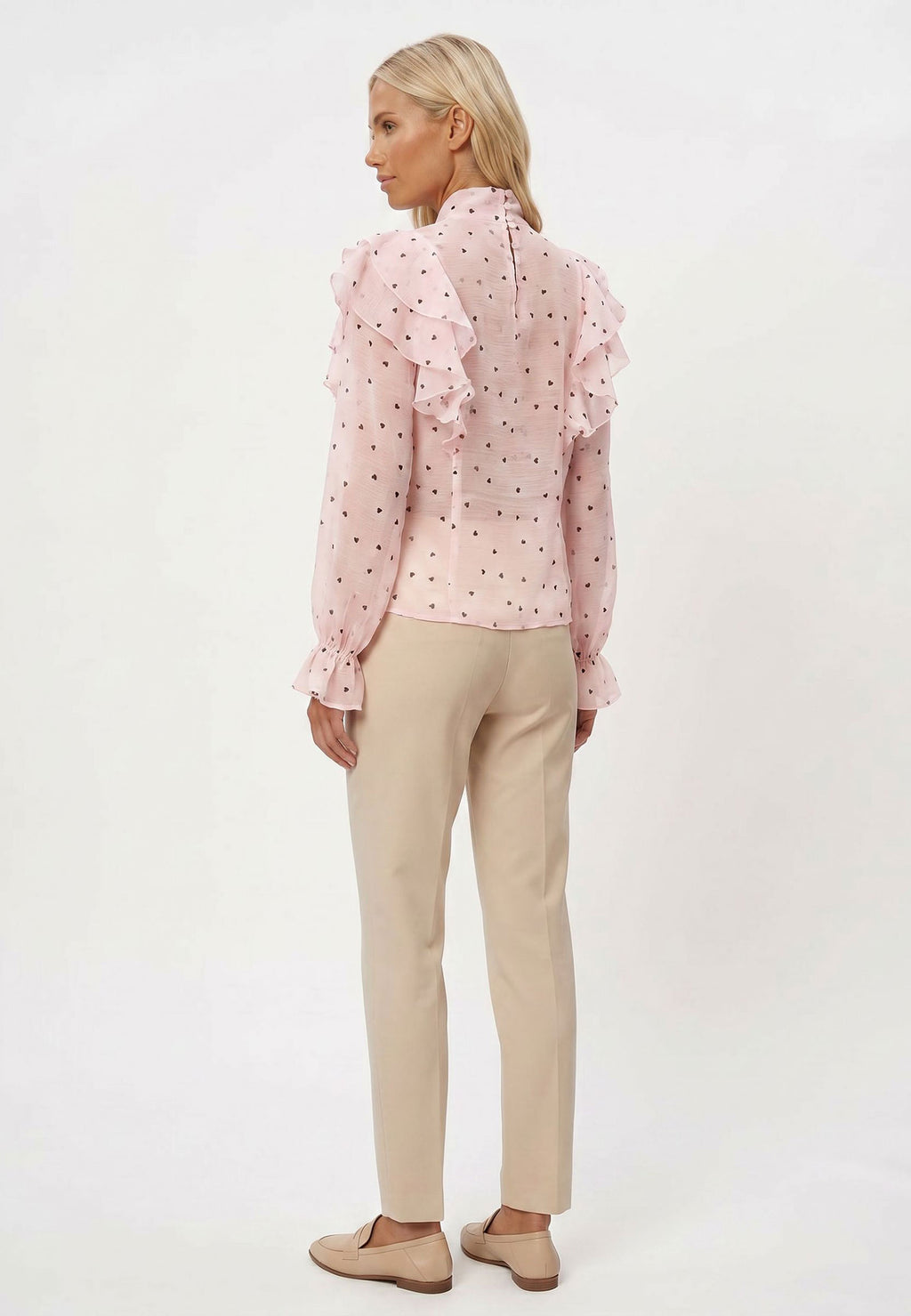 Pink Sfilato blouse - view 2