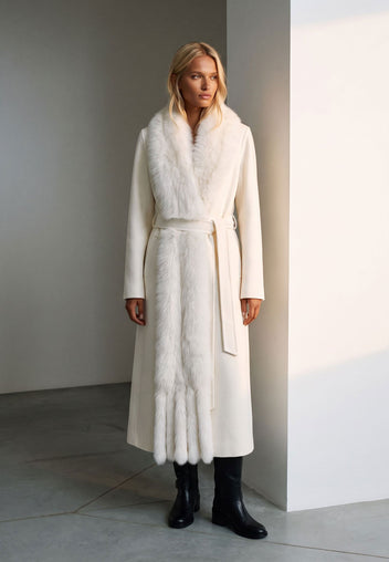 Caerano Coat — White