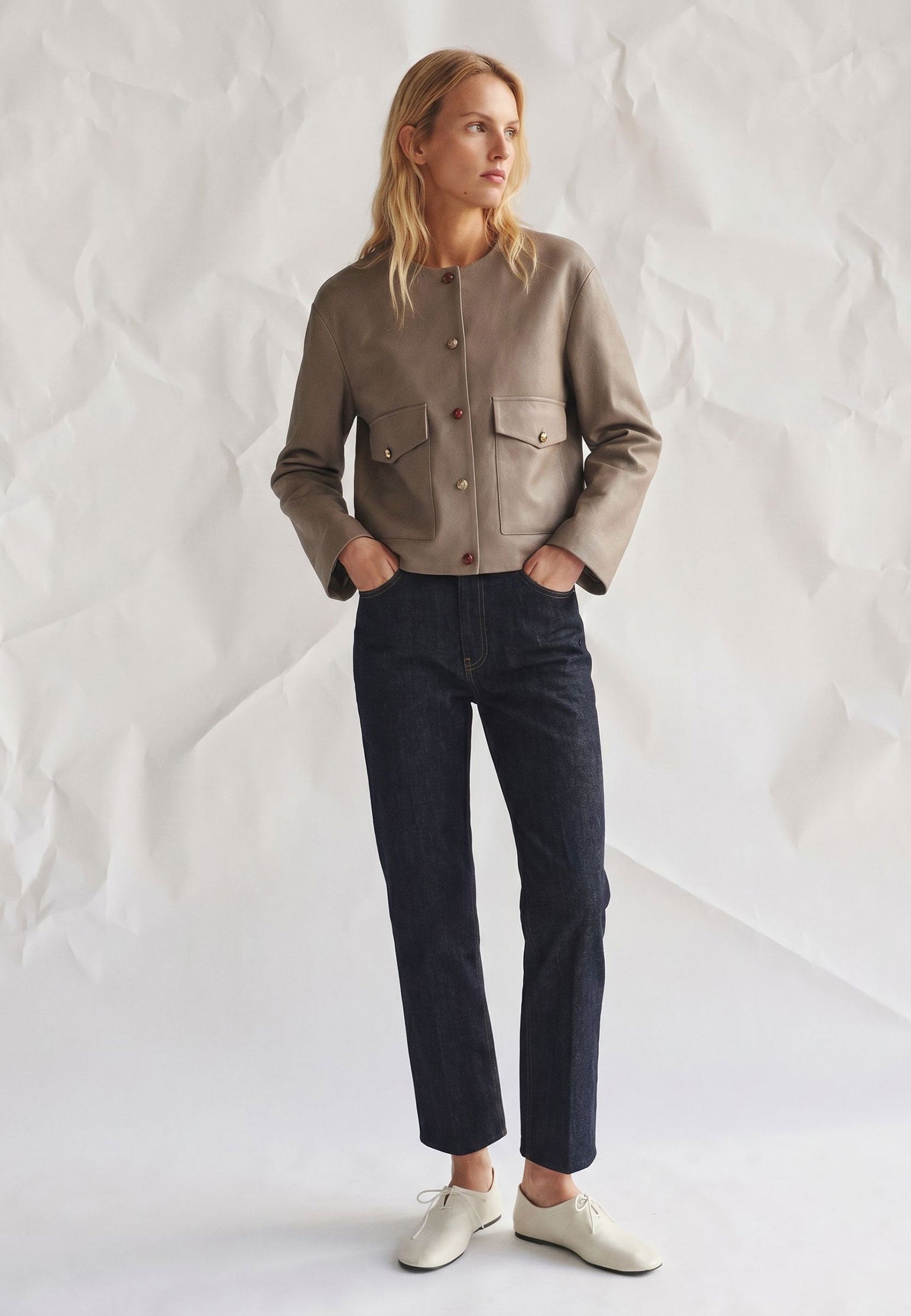 Brown Sfilato jacket - view 2