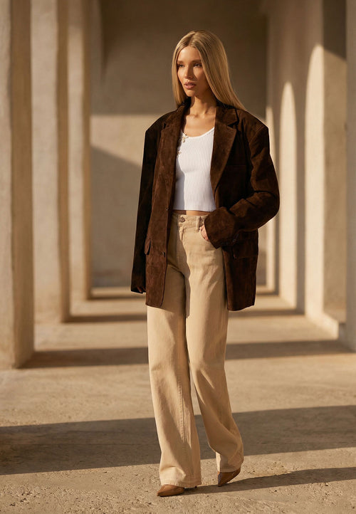 Belluno Blazer — Brown