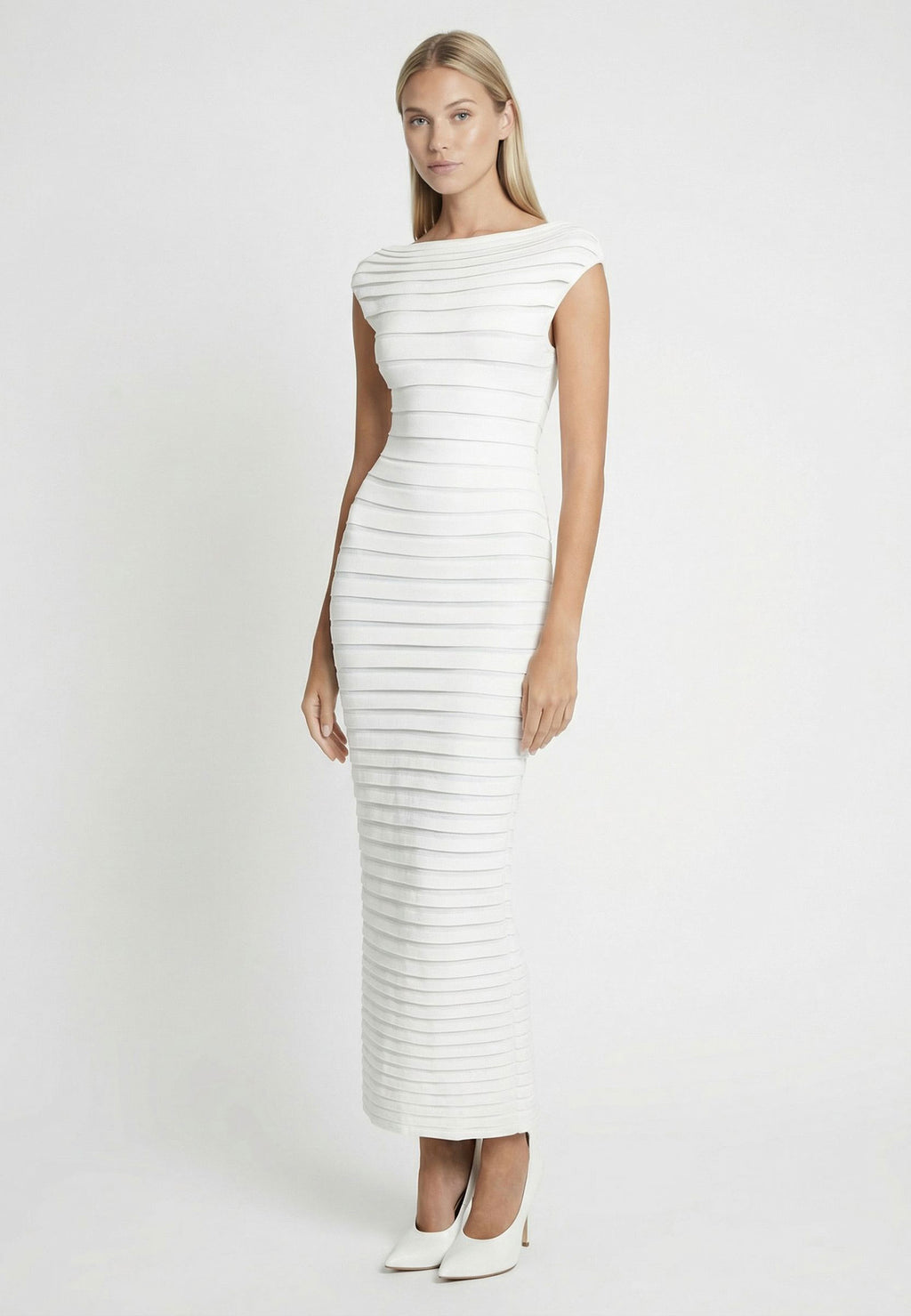 Brown and Gray Sfilato dress - view 3