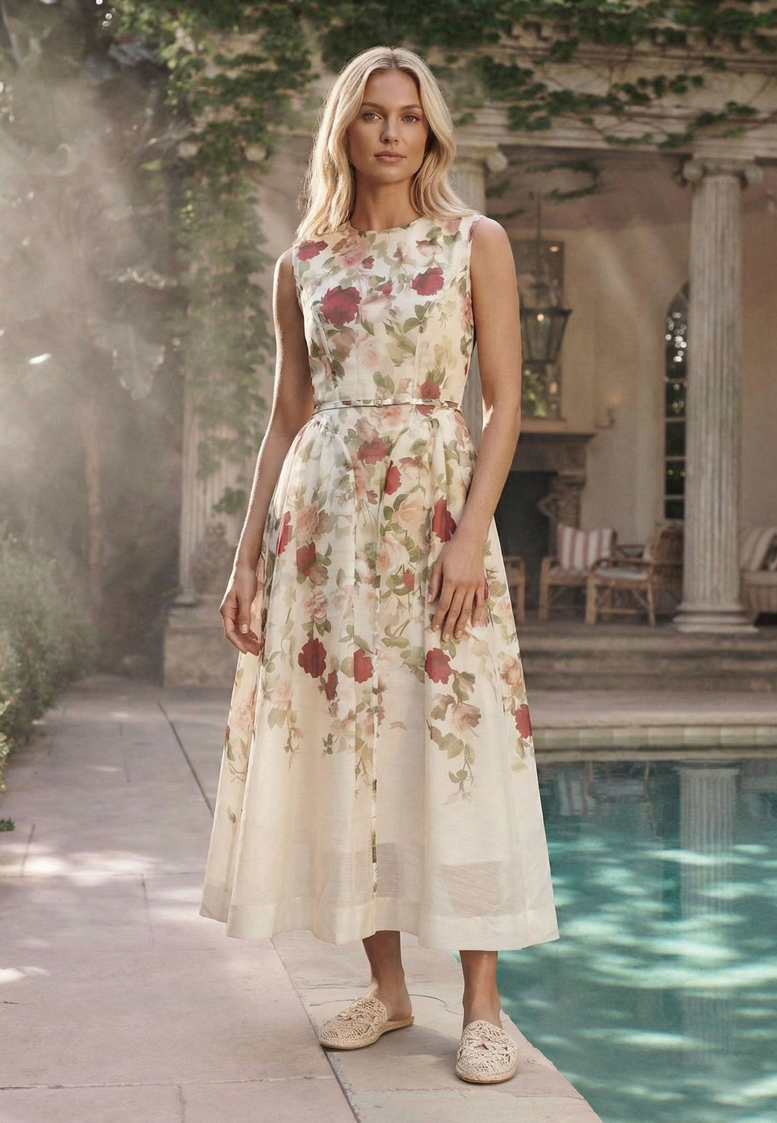 Brown and Beige Sfilato dress - view 2