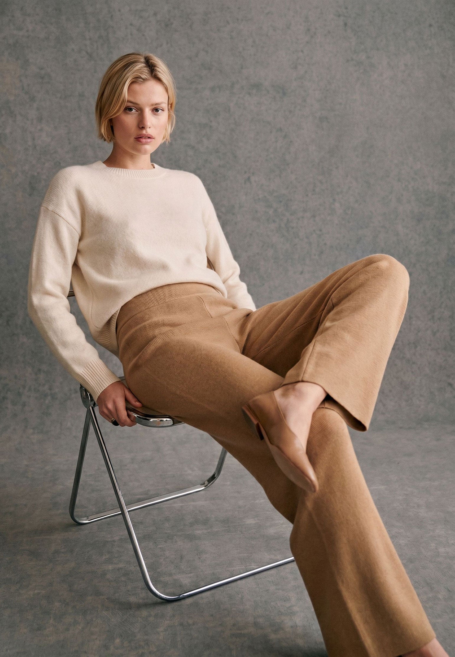 Brown Sfilato trousers - view 2