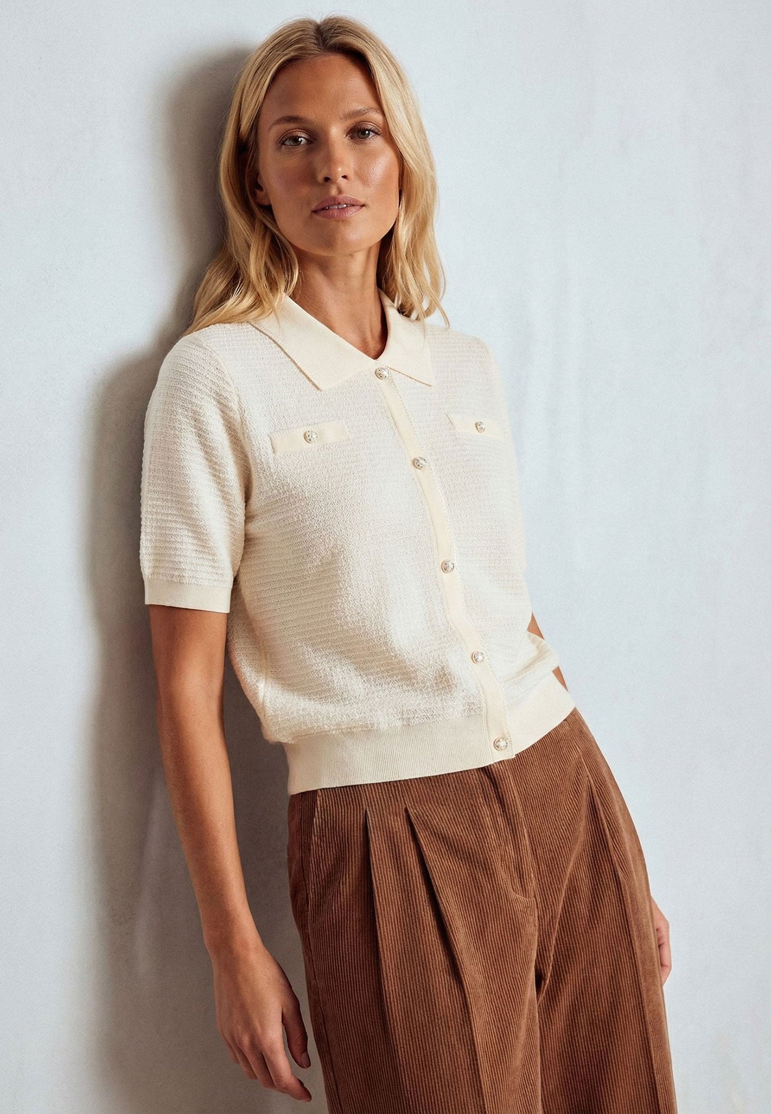 White Sfilato cardigan - view 2