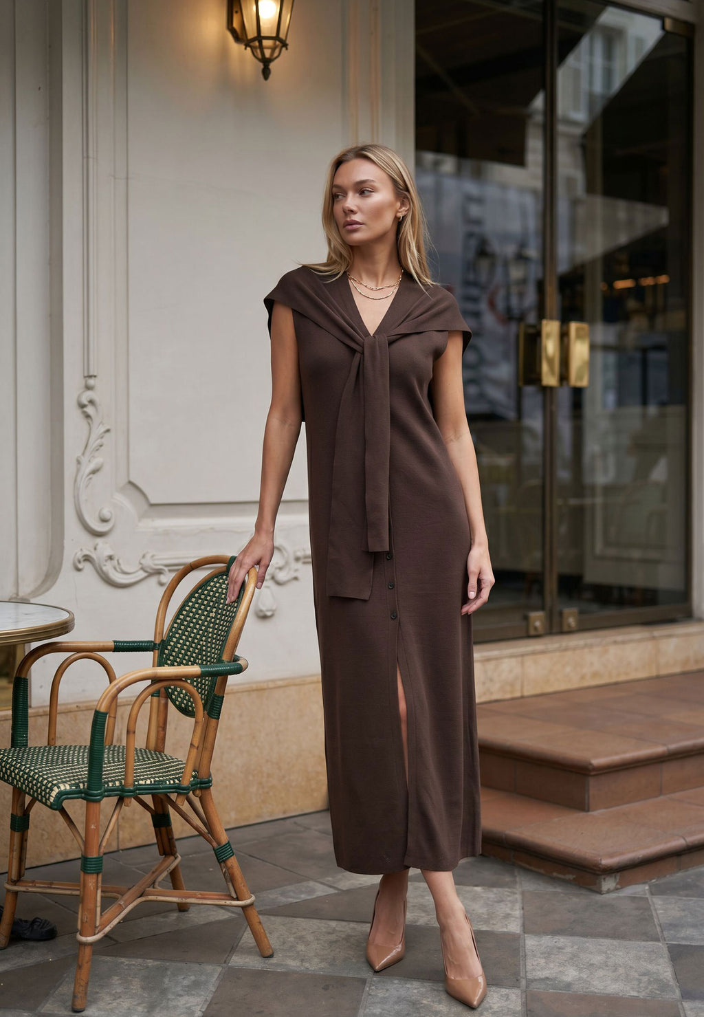 Brown Sfilato dress - view 2