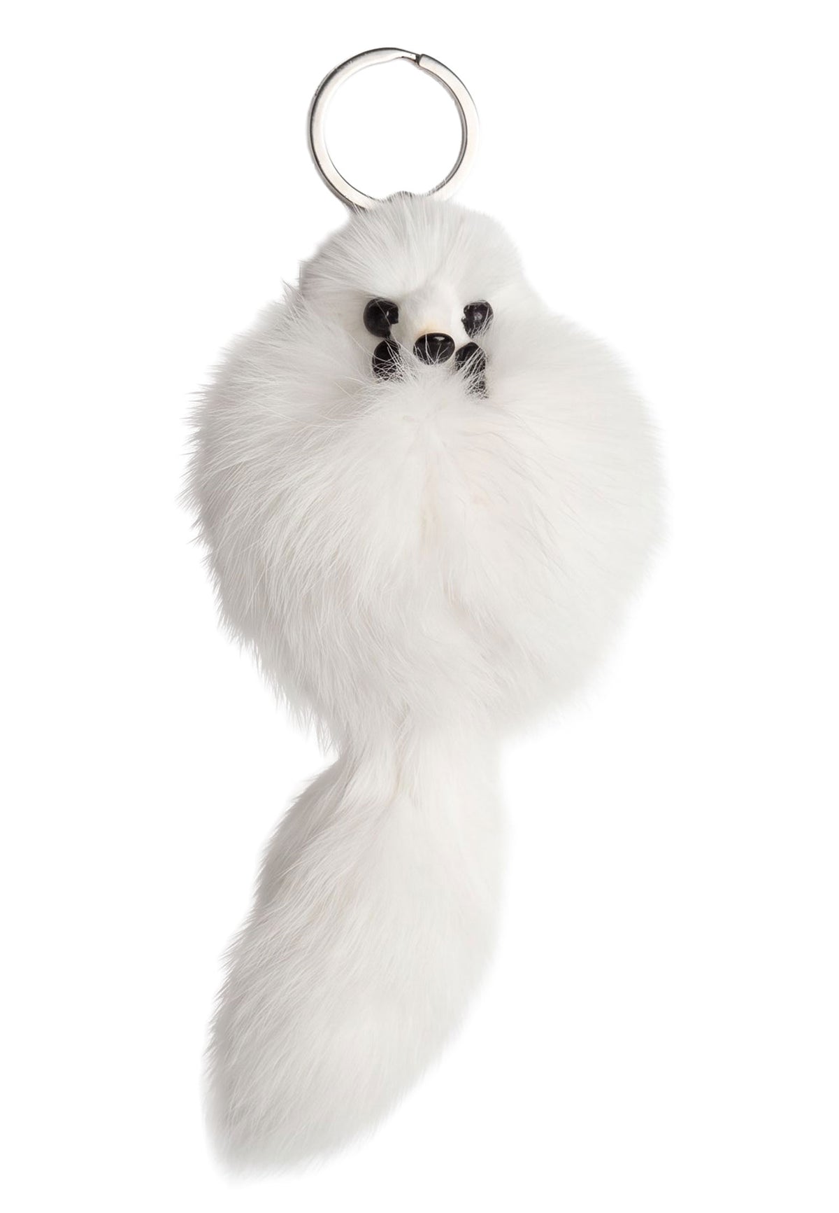 Arcugnano Fur Charm — Black
