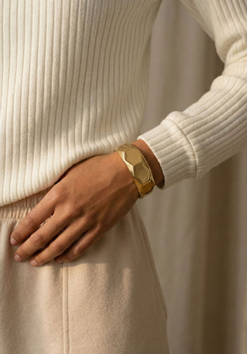Gold Sfilato bracelet - view 2