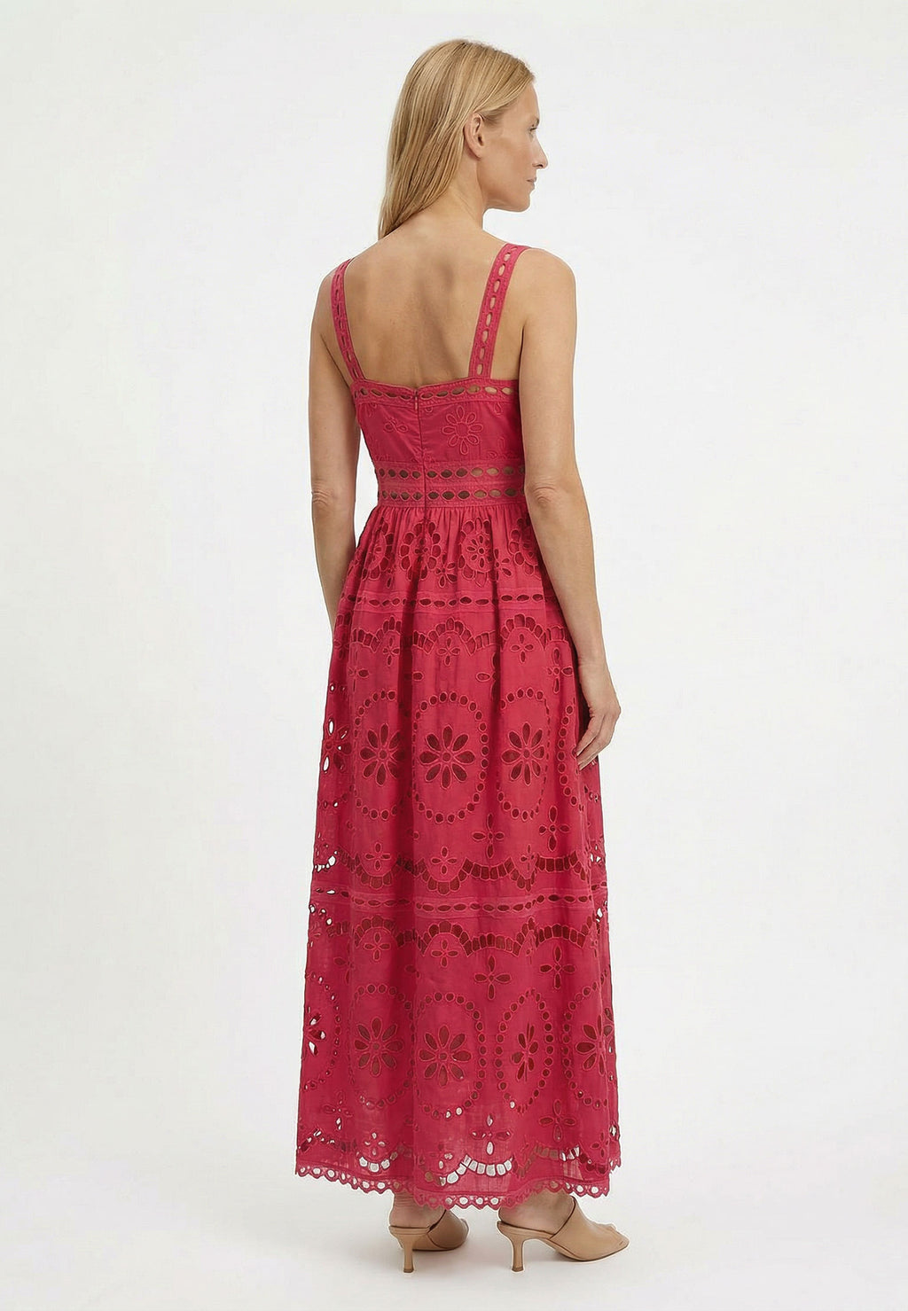 Burgundy Sfilato dress - view 2