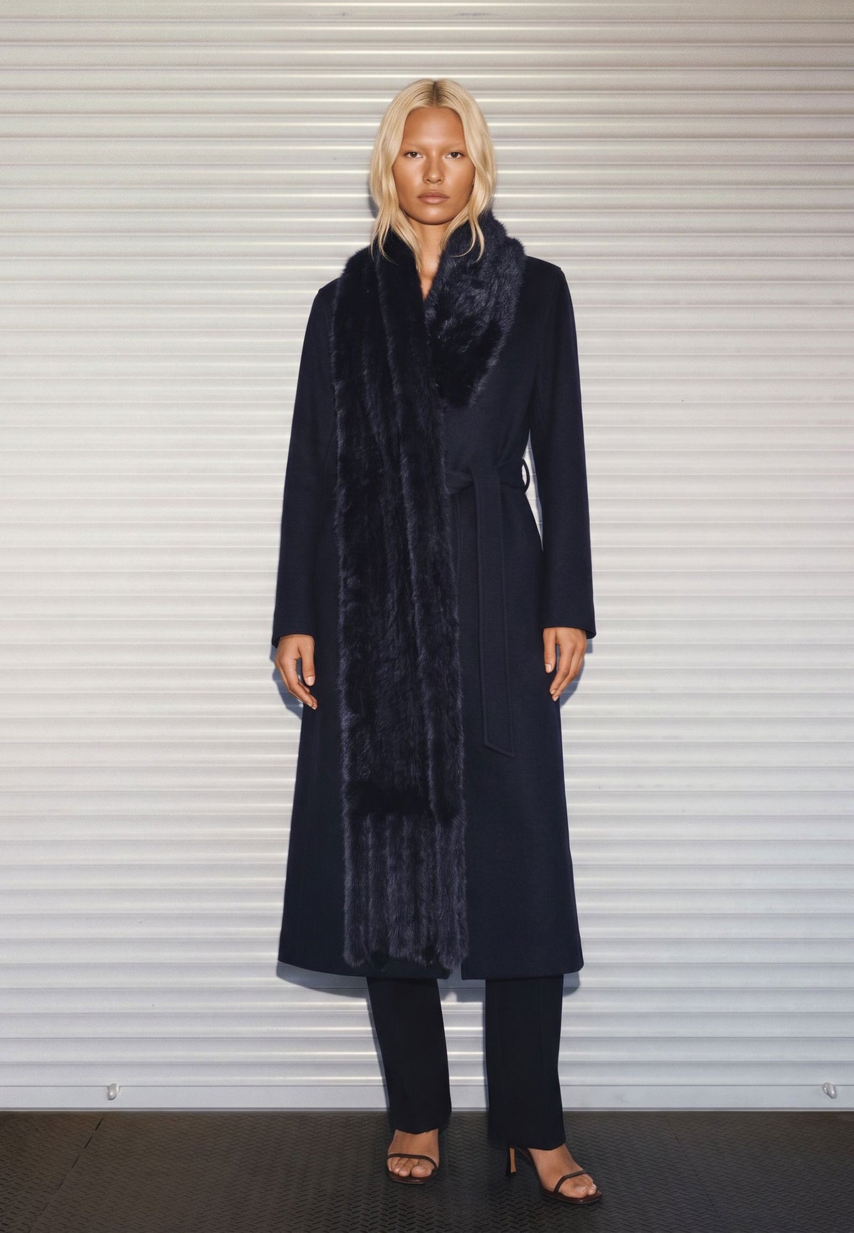 Caerano Coat — Blue