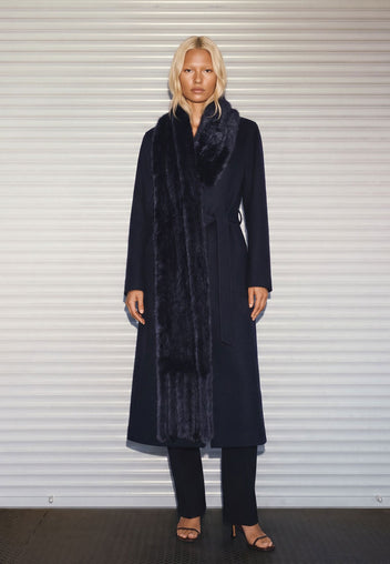 Caerano Coat — Blue