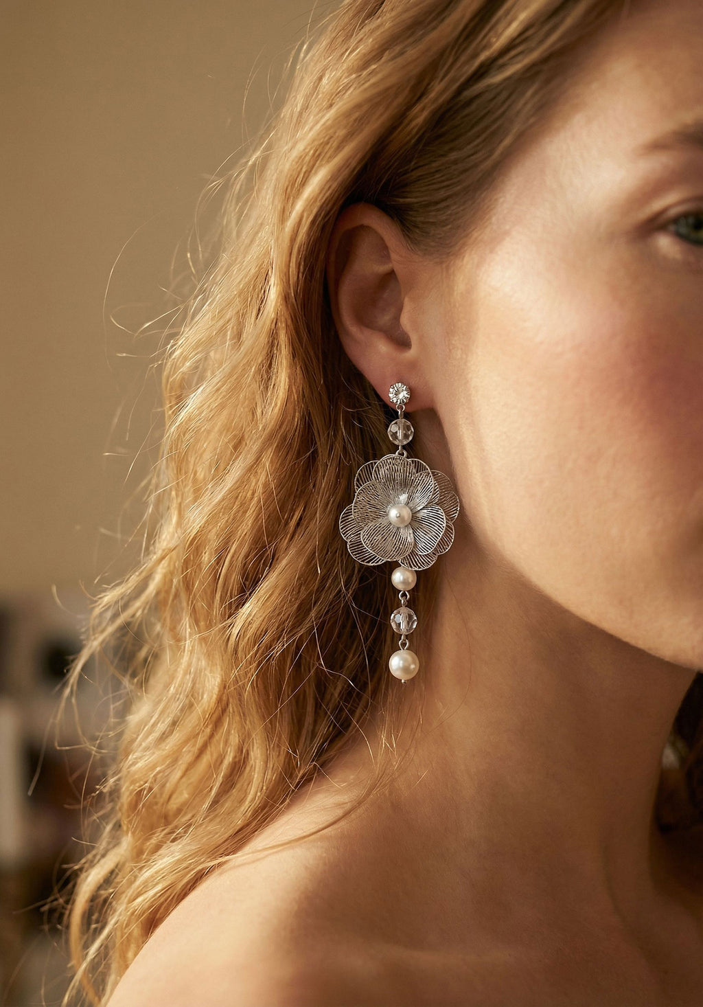 Gold Sfilato earrings - view 2