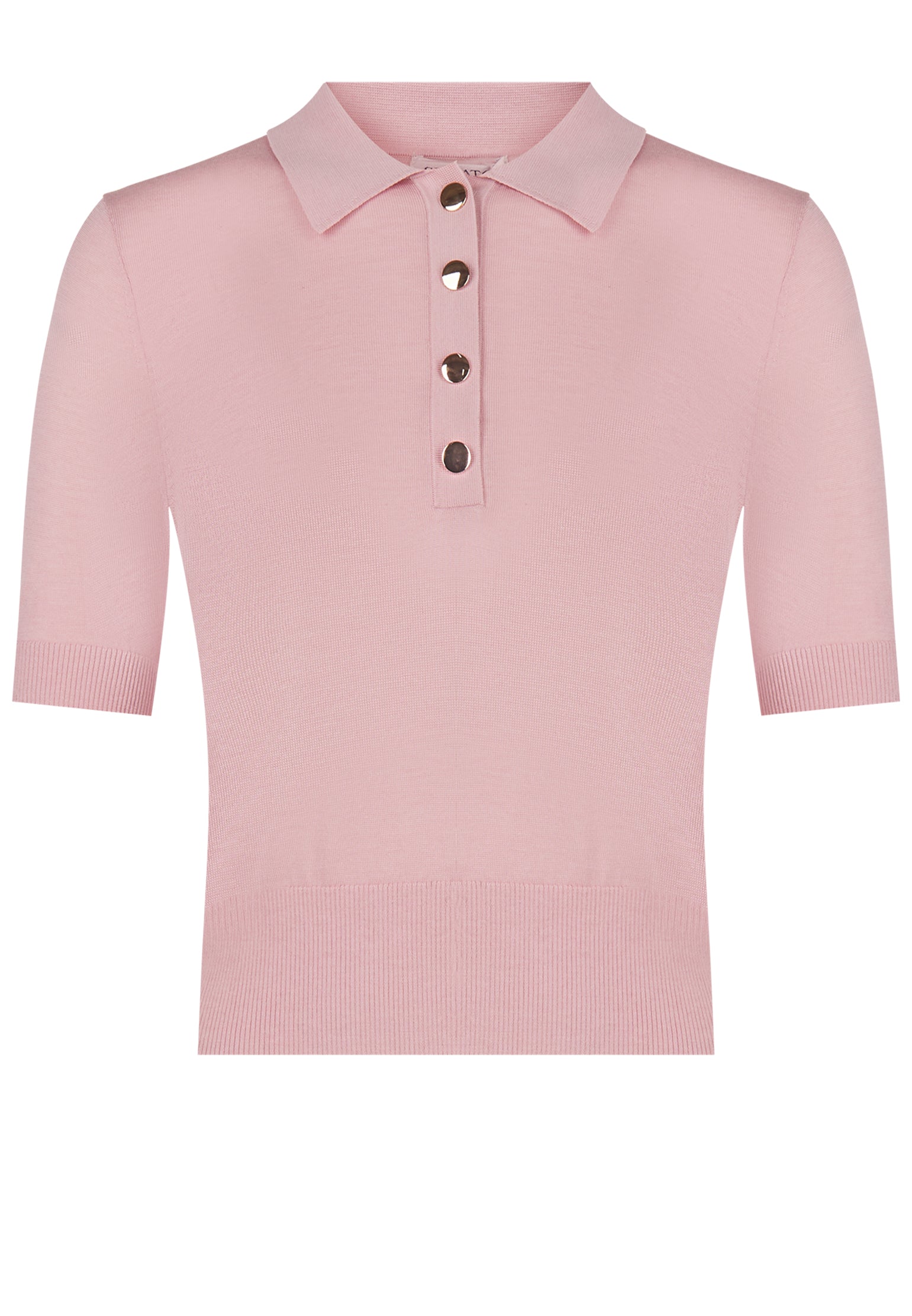 Pink Sfilato polo - view 1