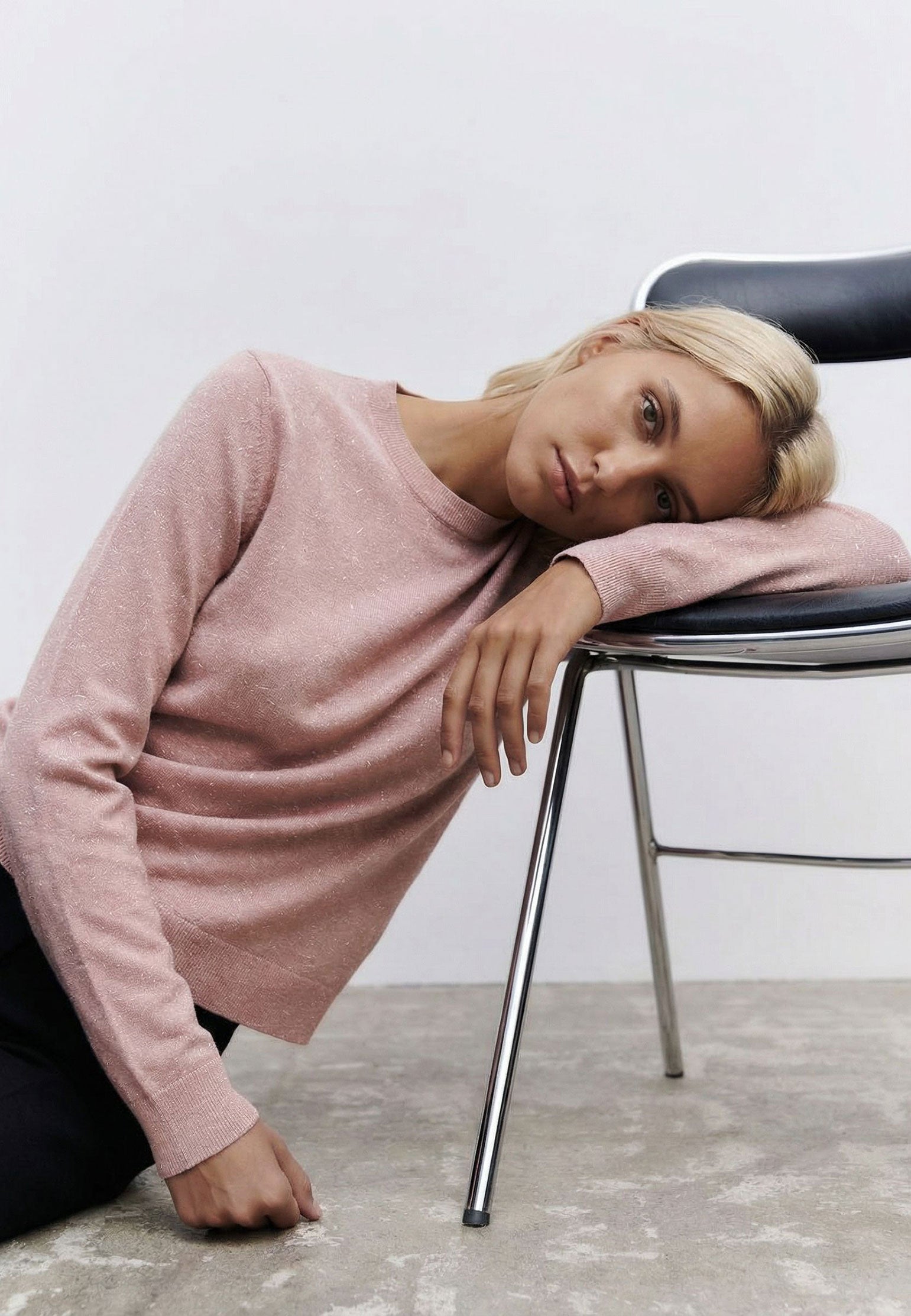 Coral Sfilato pullover - view 2