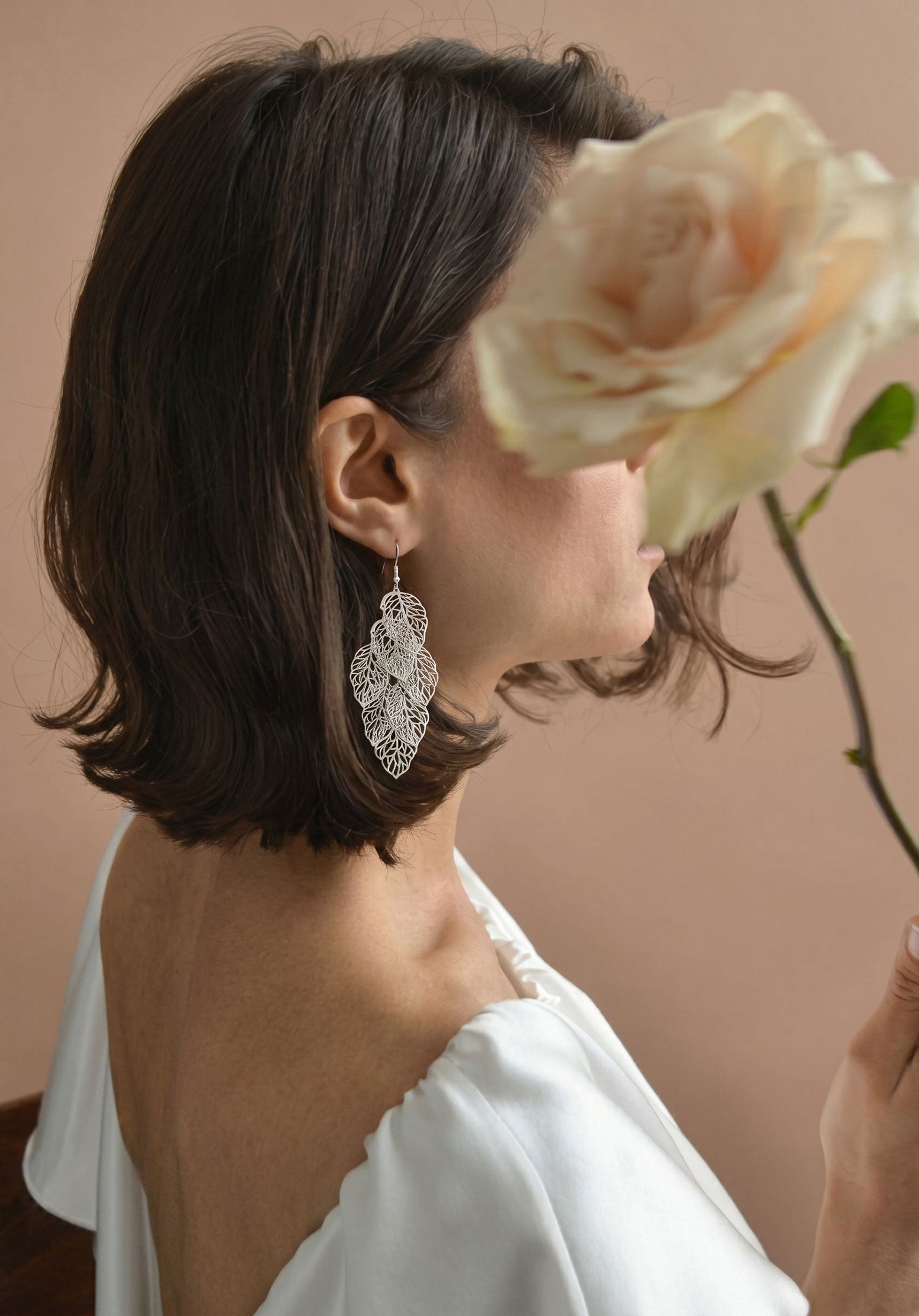 Gold Sfilato earrings - view 2